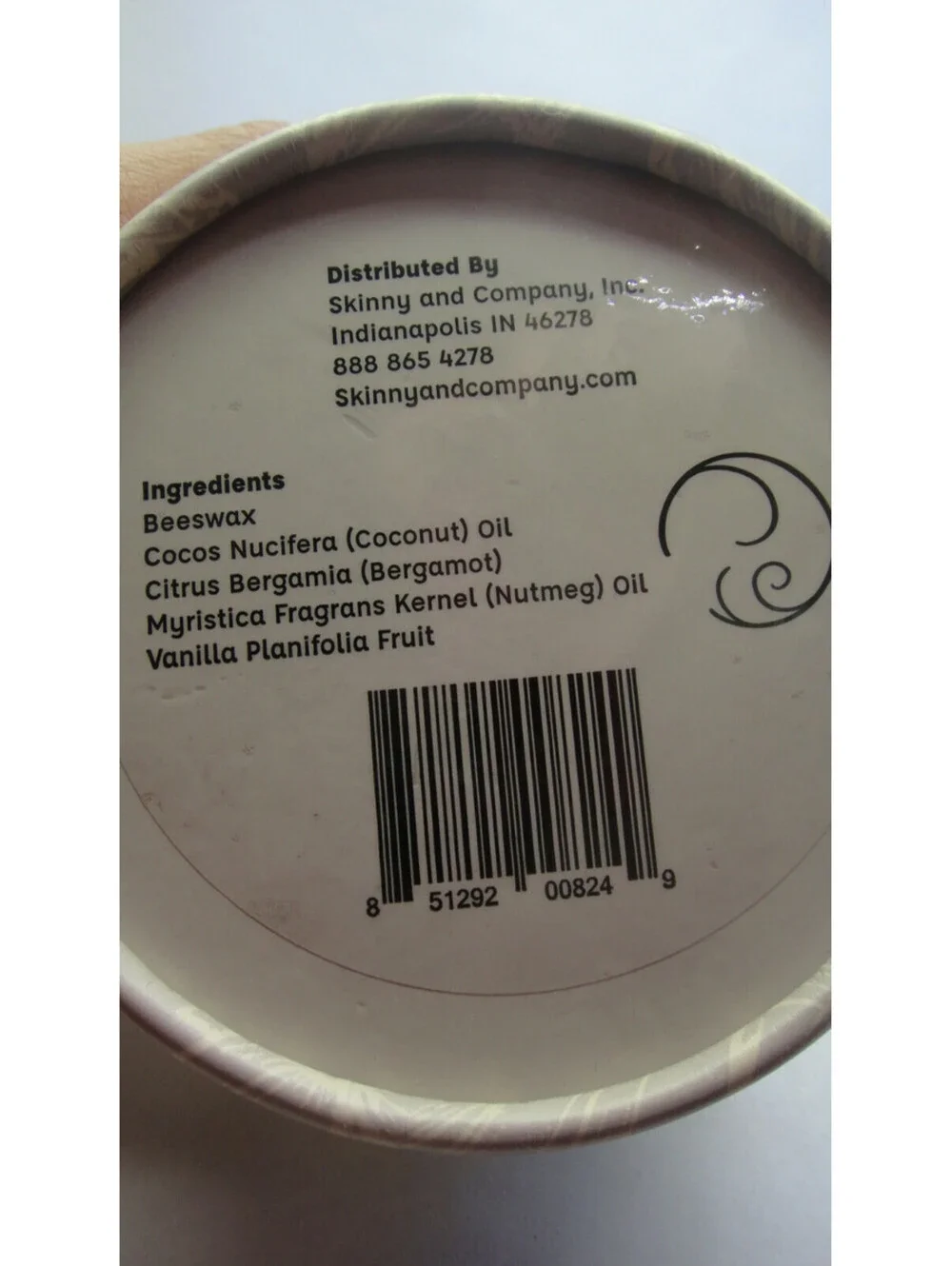 Tasalli Coconut Oil Beeswax Candle Vanilla Scented 100mL / 3.38oz